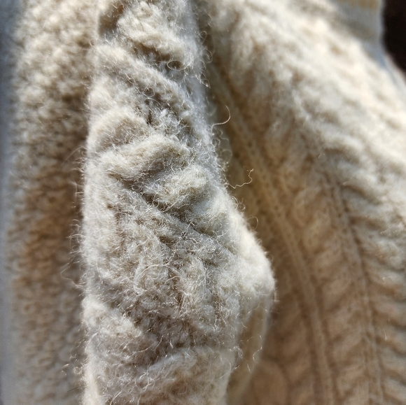 Blarney rolled neck cable‎ sweater L- XL - Picture 4 of 12